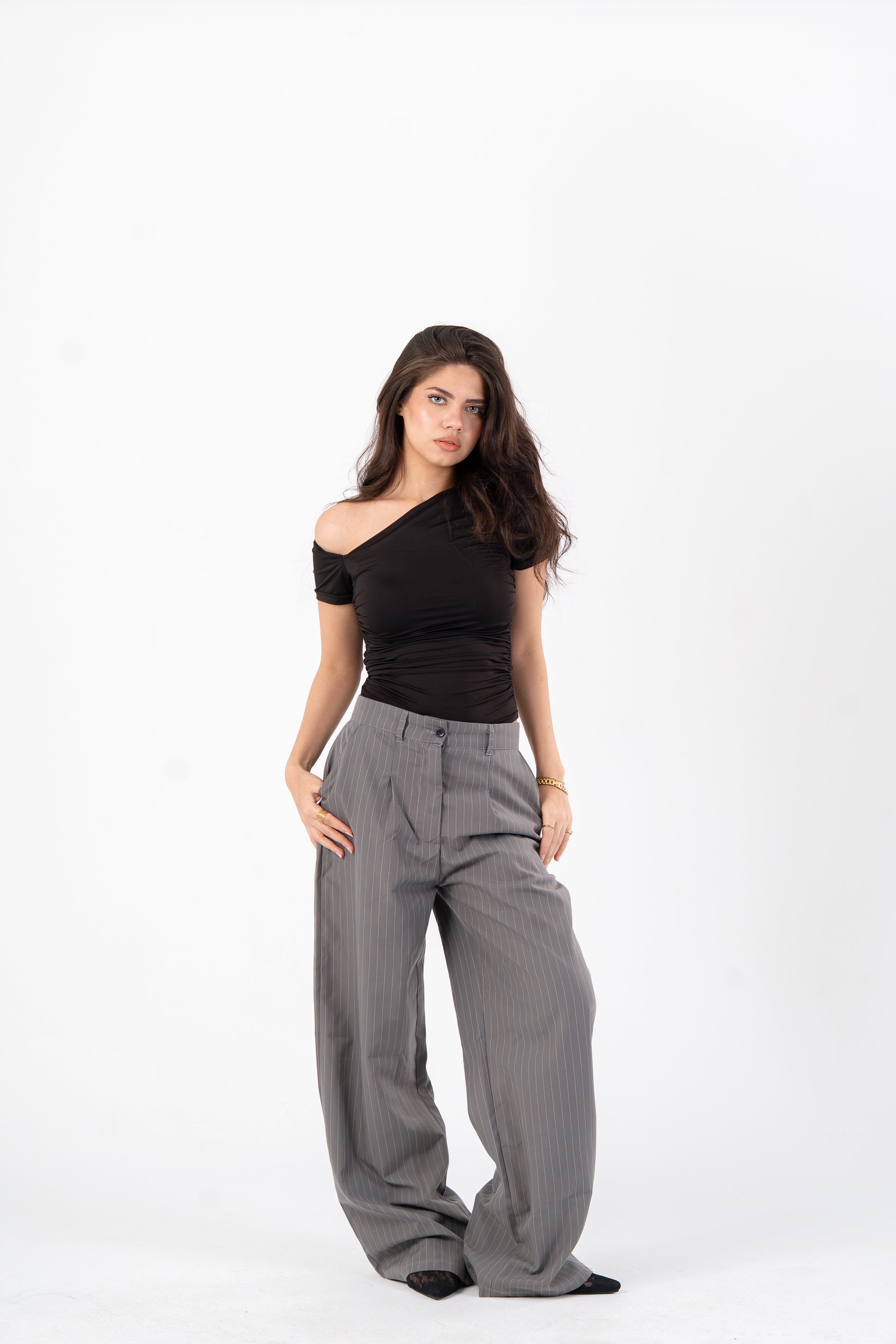 Off shoulder top black