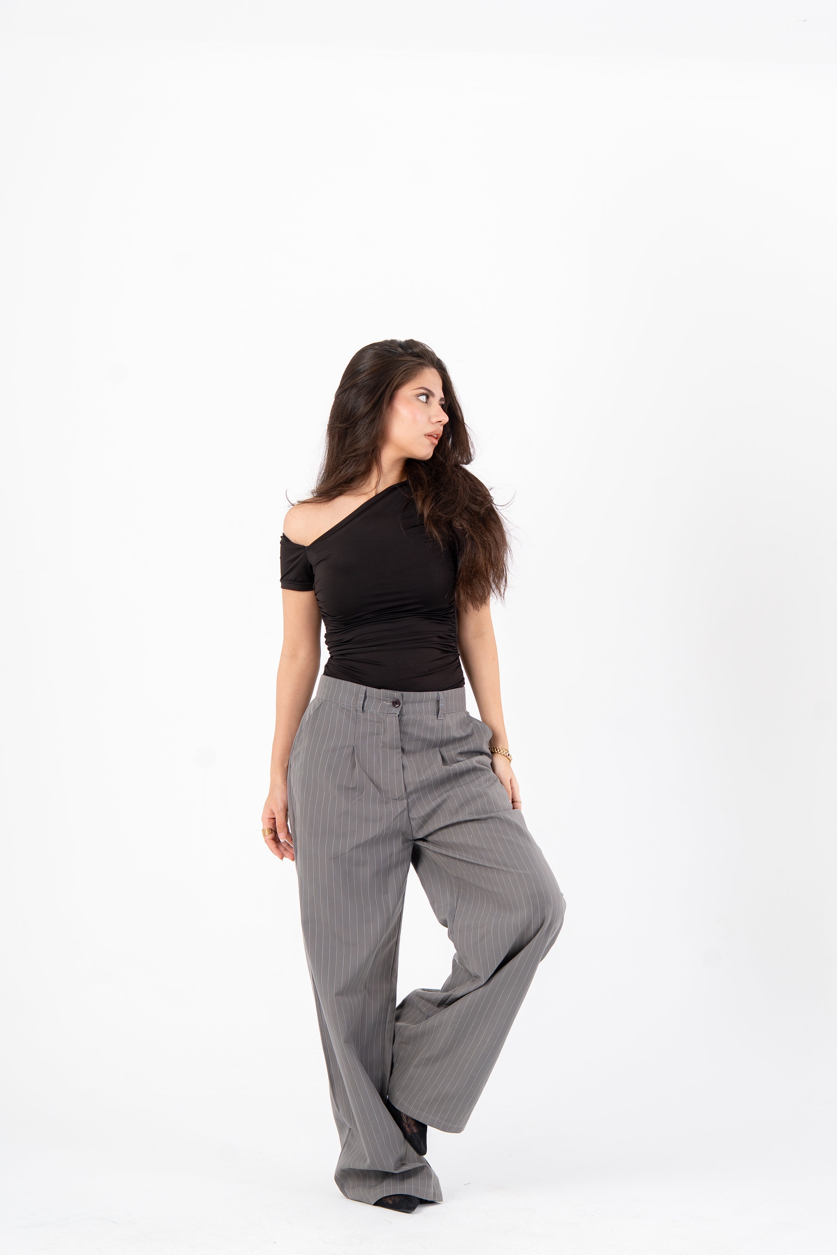 Off shoulder top black